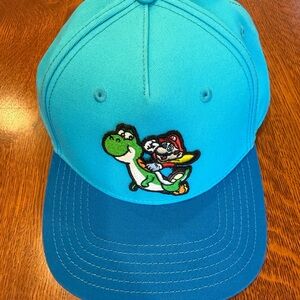35th Anniversary Super Mario Bros Hat with Mario & Yoshi Patch
